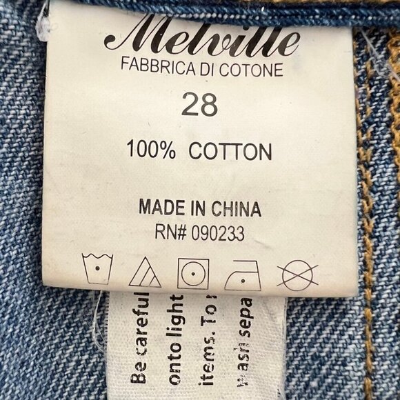 Melville Button Front Denim Jean Skirt - Picture 7 of 7